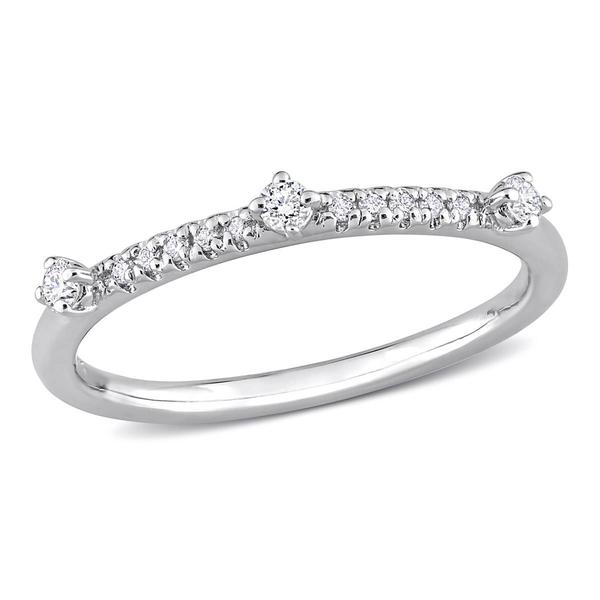 Gemstone Classics(tm) Platinum Plated 1/7ctw. Lab Grown Diamond Ring