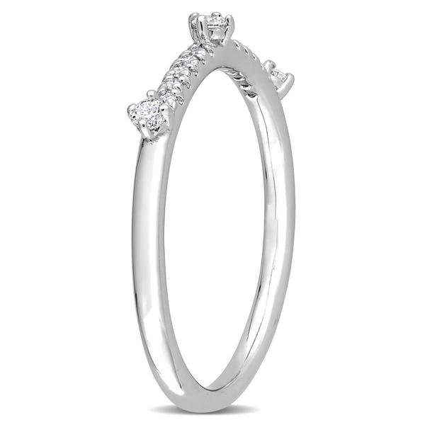 Gemstone Classics(tm) Platinum Plated 1/7ctw. Lab Grown Diamond Ring alternate view