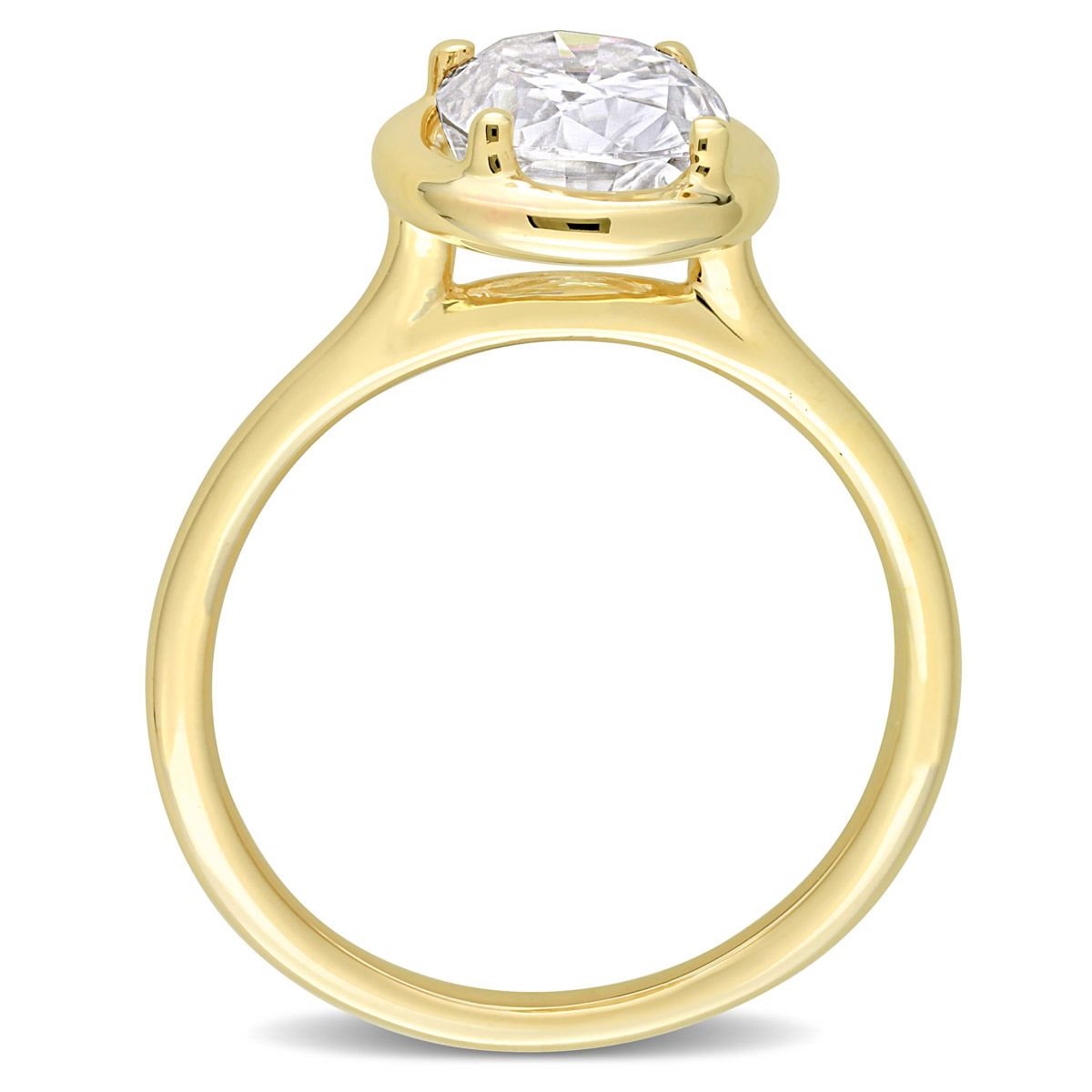 Gemstone Classics(tm) 10kt. Gold 2ctw. Moissanite Engagement Ring