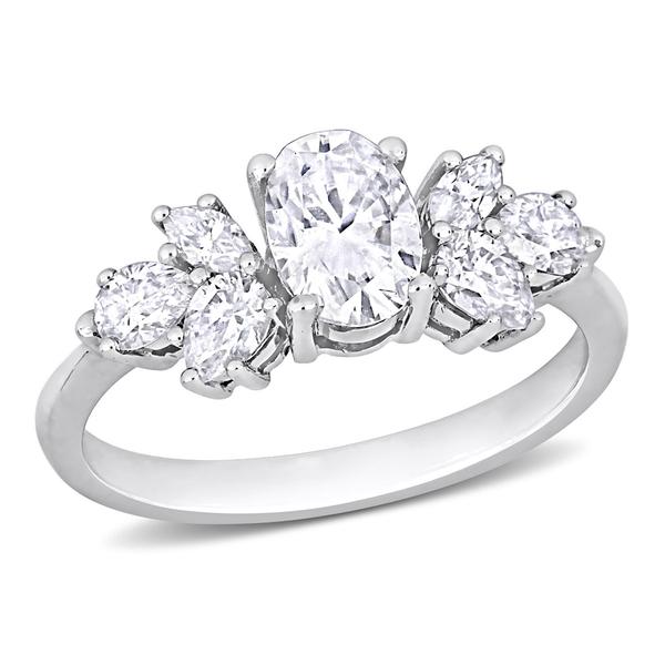 Gemstone Classics(tm) 10kt. White Gold 2ctw. Moissanite Ring