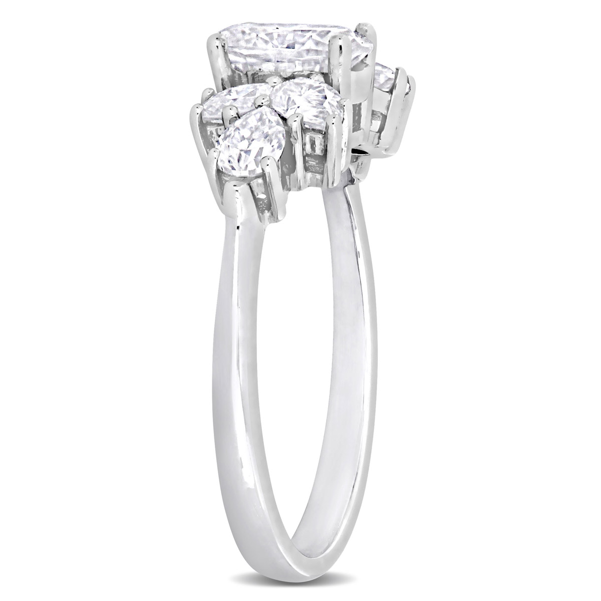 Gemstone Classics(tm) 10kt. White Gold 2ctw. Moissanite Ring