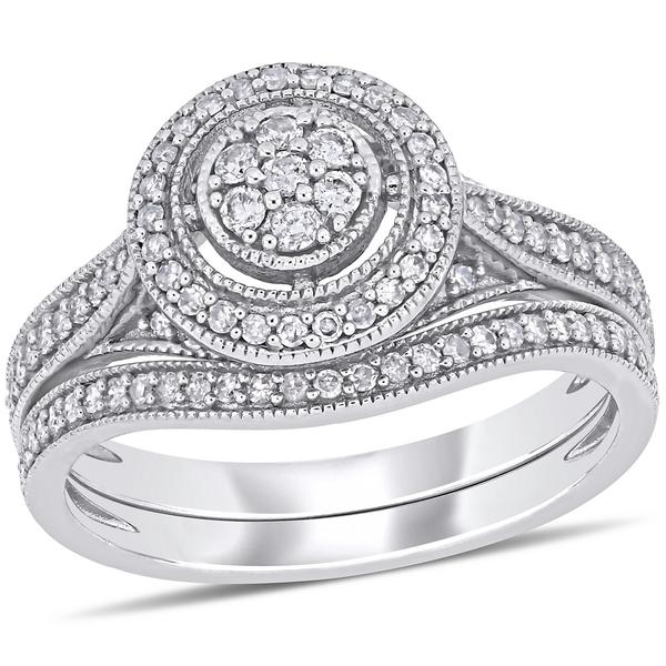 Diamond Classics(tm) 10kt. White Gold 2/5ctw. Diamond Bridal Set