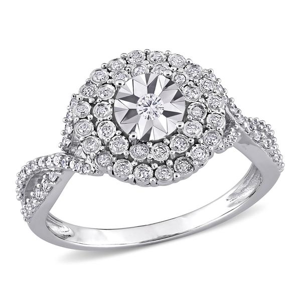 Diamond Classics(tm) 10kt. White Gold 1/3ctw. Diamond Infinity Ring