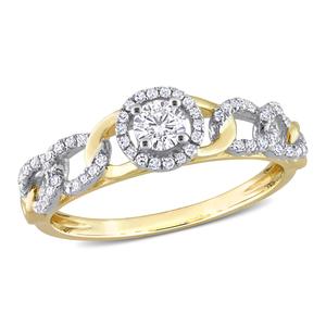 Diamond Classics(tm) 10kt. Gold 1/3ctw. Diamond Link Ring