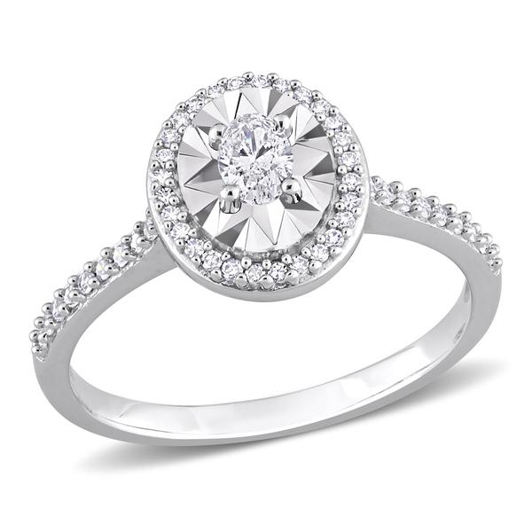 Diamond Classics(tm) 14kt. White Gold 1/3ctw. Diamond Ring