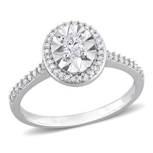 Diamond Classics(tm) 14kt. White Gold 1/3ctw. Diamond Ring