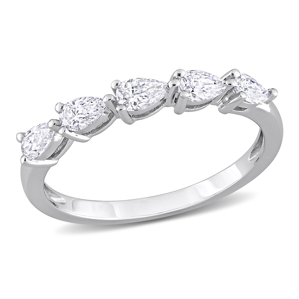 Diamond Classics(tm) White Gold 1/2ctw. Pear Shape Diamond Ring