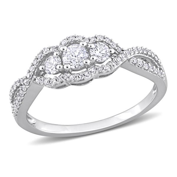 Diamond Classics(tm) White Gold 1/2ctw. Diamond Engagement Ring