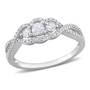 Diamond Classics(tm) White Gold 1/2ctw. Diamond Engagement Ring