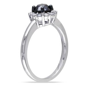 Diamond Classics(tm) 10kt. White Gold 1ctw. Black Diamond Ring alternate view