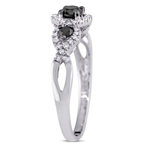 Diamond Classics(tm) 10kt. White Gold 1/2ct. 3-Stone Diamond Ring alternate view