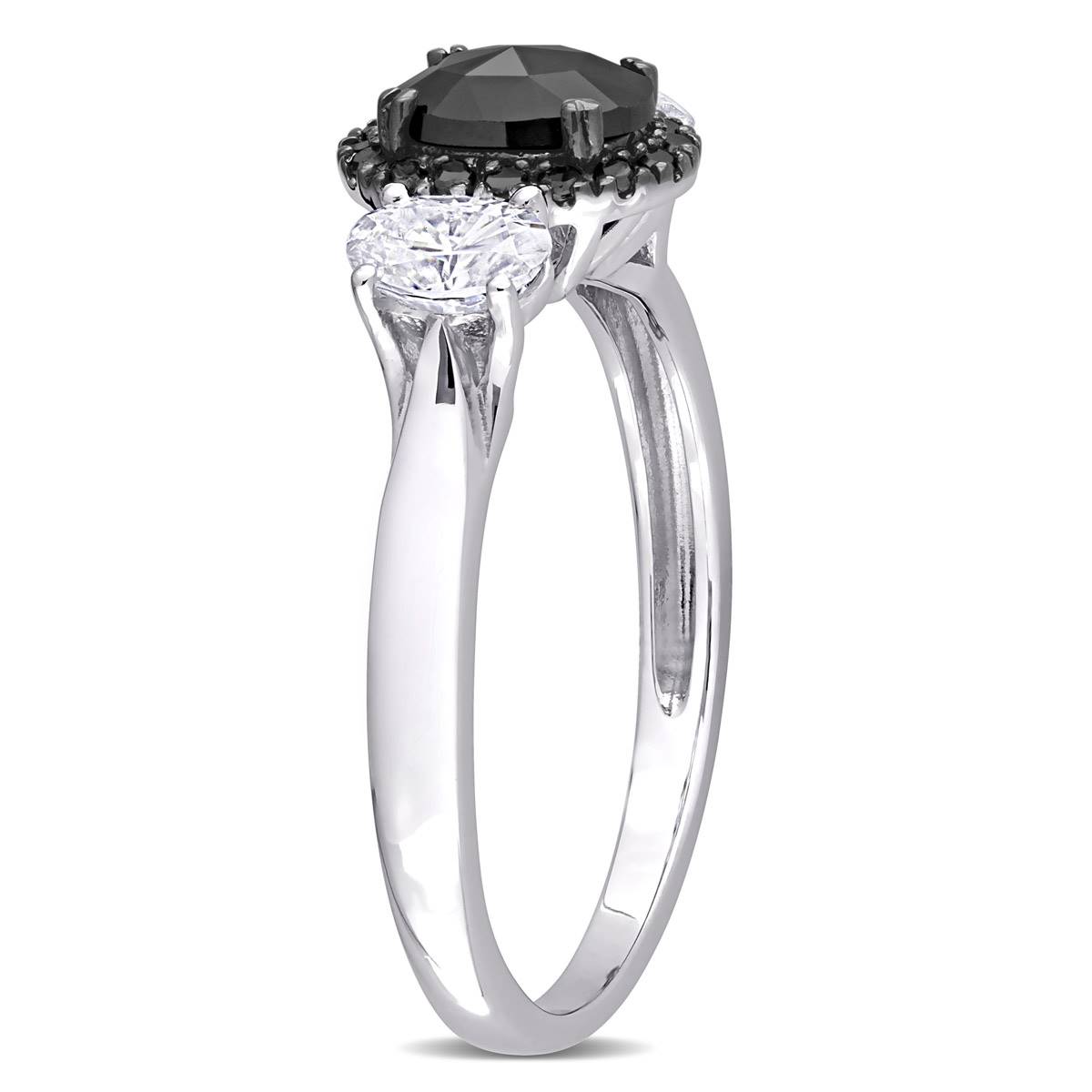 Diamond Classics(tm) 10kt. White Gold Created Moissanite Ring