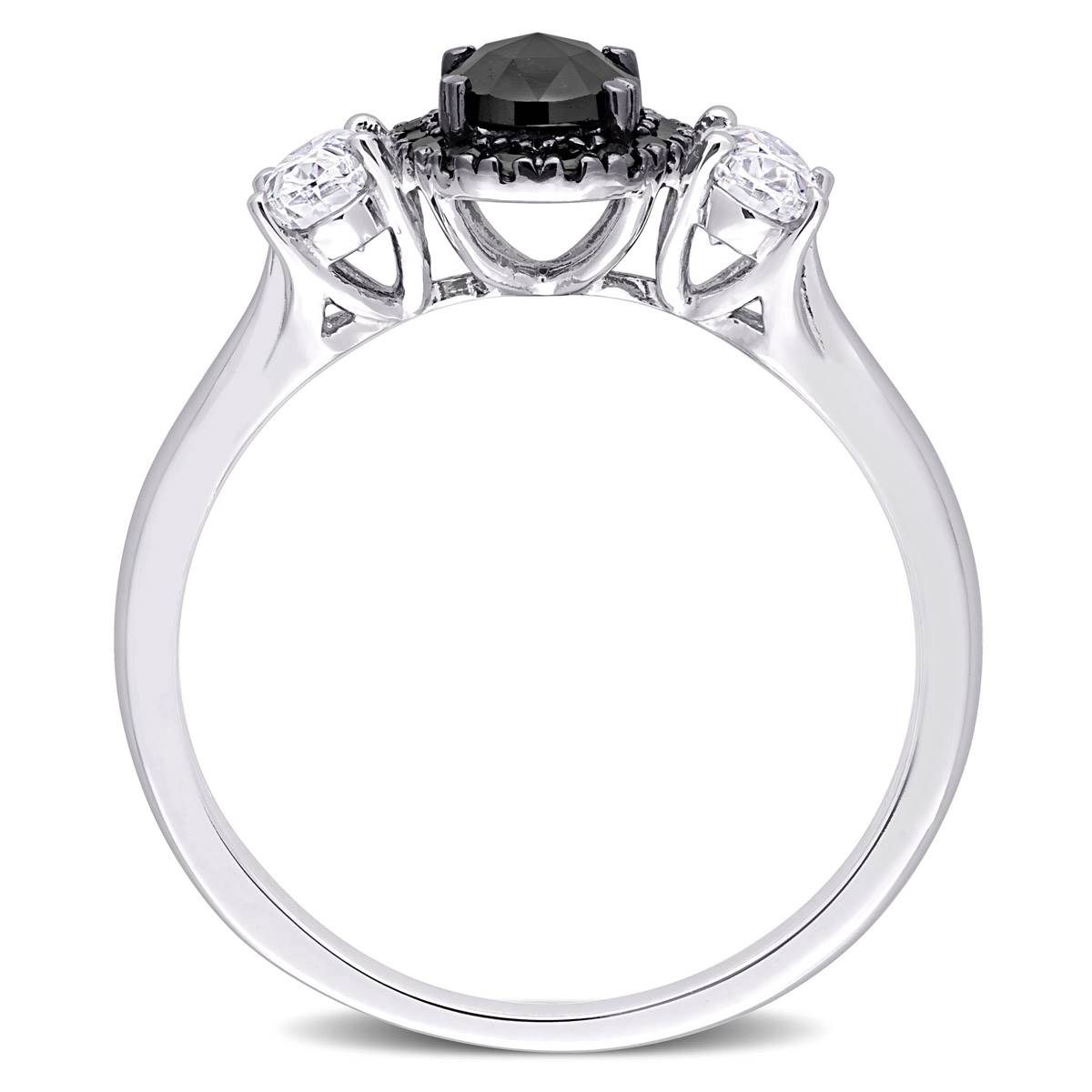 Diamond Classics(tm) 10kt. White Gold Created Moissanite Ring