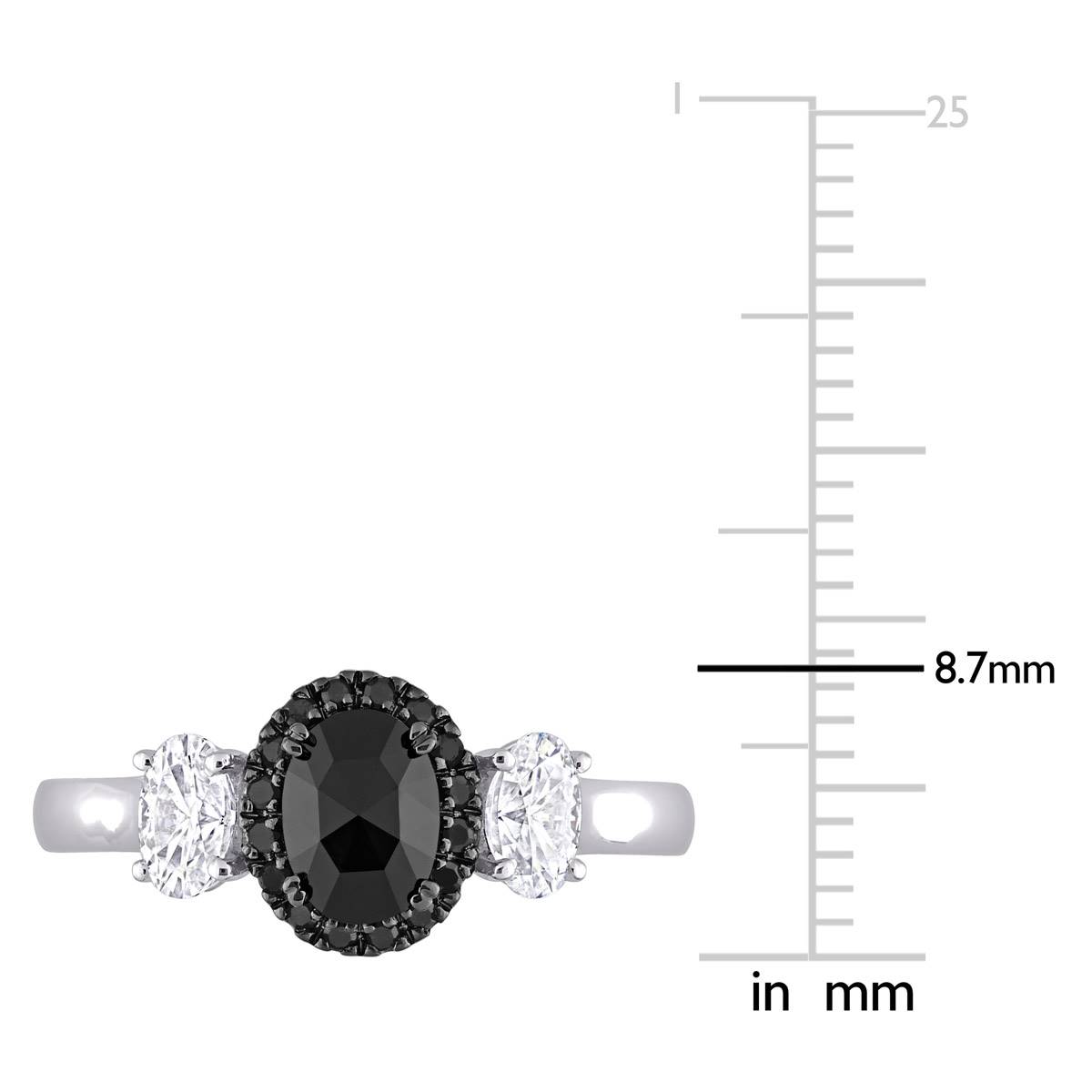 Diamond Classics(tm) 10kt. White Gold Created Moissanite Ring