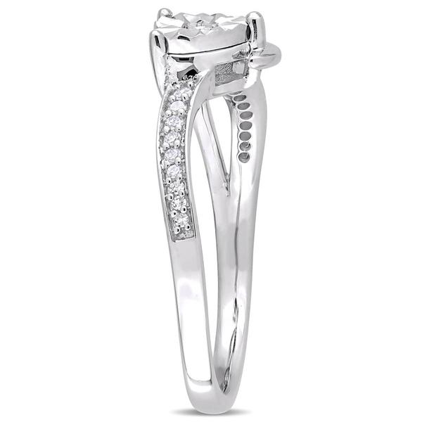 Diamond Classics(tm) 10kt. Two-Tone Gold 1/10ctw. Diamond Heart Ring alternate view
