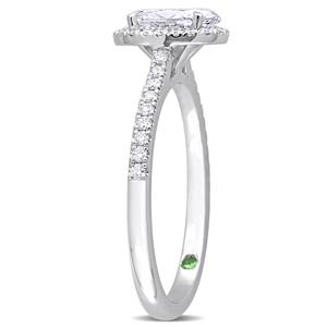 Diamond Classics(tm) 1ctw. Diamond 14kt. White Gold Oval Ring alternate view