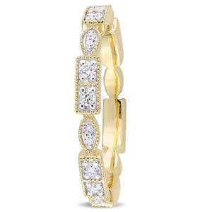Diamond Classics(tm) 10kt. Gold 1/3ctw. Diamond Geometric Ring alternate view