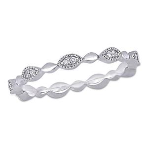 Diamond Classics(tm) 10kt. White Gold 1/10ctw. Diamond Ring