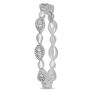 Diamond Classics(tm) 10kt. White Gold 1/10ctw. Diamond Ring alternate view