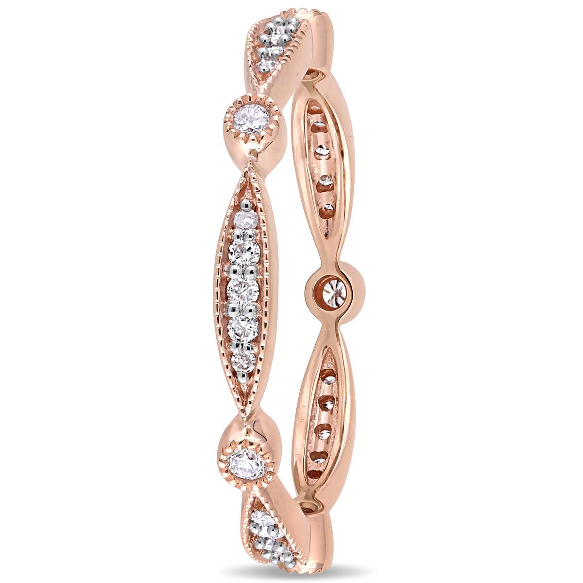 Diamond Classics(tm) 10kt. Rose Gold 1/4ct. Diamond Band Ring