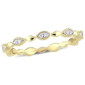 Diamond Classics(tm) 10kt. Gold 1/10ct. Diamond Anniversary Ring