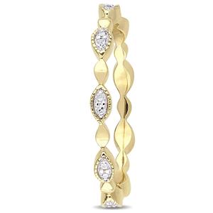 Diamond Classics(tm) 10kt. Gold 1/10ct. Diamond Anniversary Ring alternate view