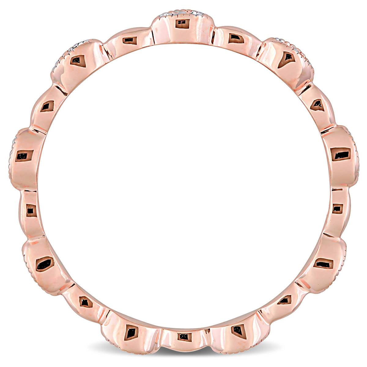 Diamond Classics(tm) 1/10ctw. Diamond 10kt. Rose Gold Ring