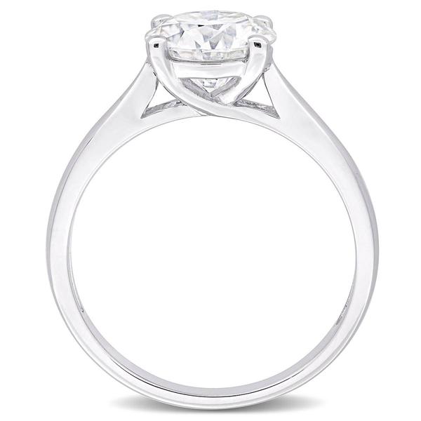 Sterling Silver 1 4/5ctw. White Moissanite Solitaire Ring alternate view