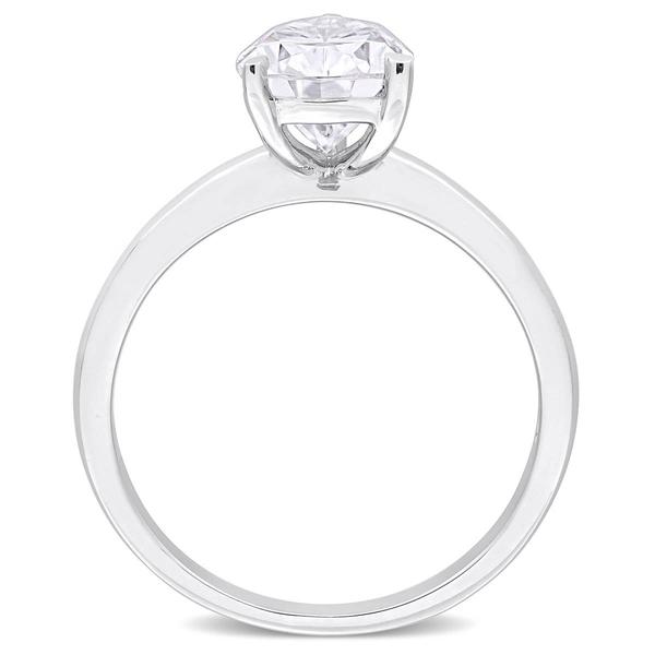 Sterling Silver 2ctw. White Moissanite Solitaire Ring alternate view