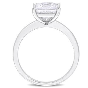 Sterling Silver 2ctw. White Moissanite Solitaire Ring alternate view