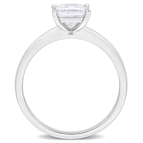 Sterling Silver 7/8ctw. White Moissanite Solitaire Ring alternate view