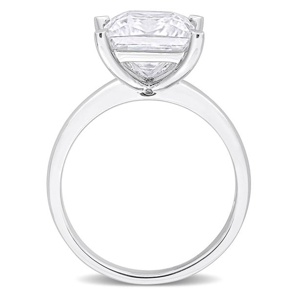 Sterling Silver 4ctw. White Moissanite Solitaire Ring alternate view