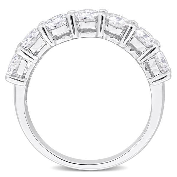 Sterling Silver 1 3/4ctw. White Moissanite Anniversary Band alternate view