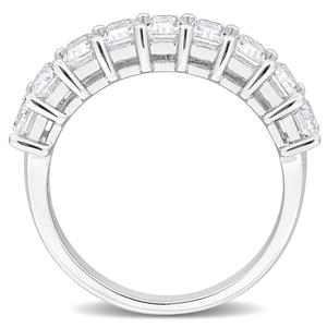 Sterling Silver 2 3/4ctw. White Moissanite Anniversary Band alternate view