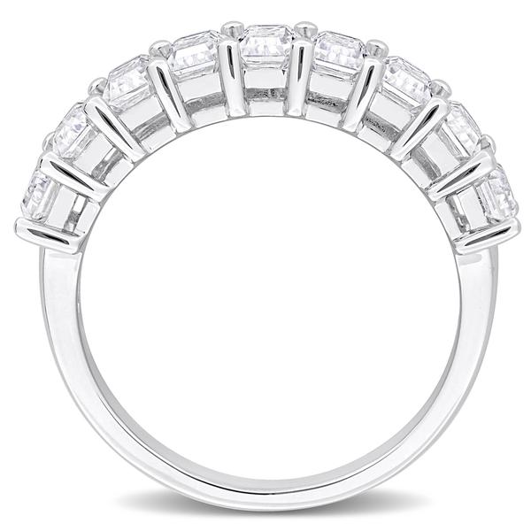 Sterling Silver 2 3/4ctw. White Moissanite Anniversary Band alternate view