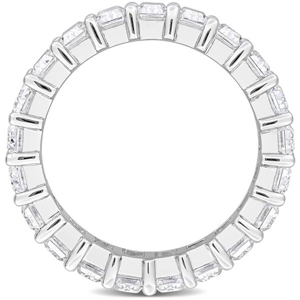 Sterling Silver 6 1/3ctw. White Moissanite Eternity Ring alternate view