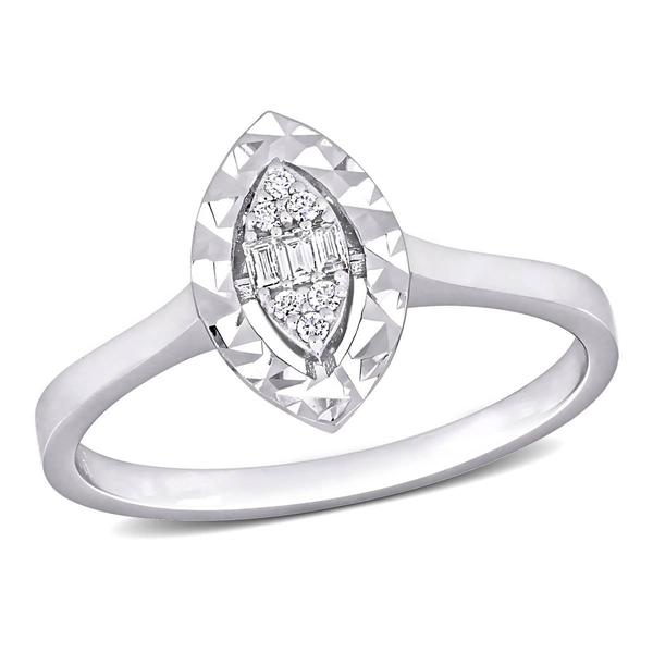 Sophia B 1/8ctw. Baguette Marquise Diamond Ring