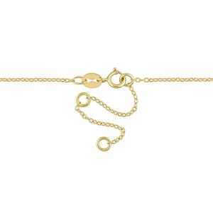 Gemstone Classics(tm) Gold Plated 1/8ctw. Lab Grown Diamond Necklace alternate view