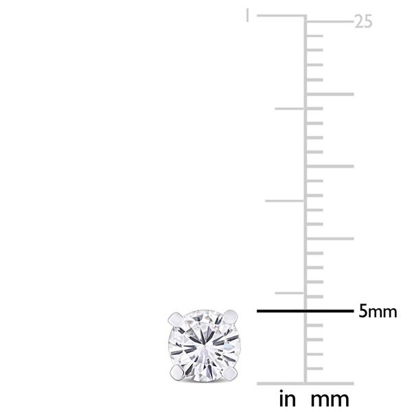Gemstone Classics(tm) 1ctw. Dew Moissanite Stud Earrings alternate view