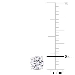 Gemstone Classics(tm) 1ctw. Dew Moissanite Stud Earrings alternate view