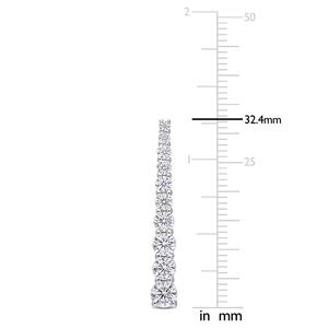 Gemstone Classics(tm)  2 3/4ctw. Dew Moissanite Dangle Earrings alternate view