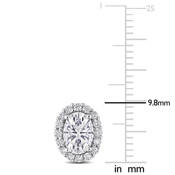 Gemstone Classics(tm) 2 1/3ctw. Dew Moissanite Halo Earrings alternate view