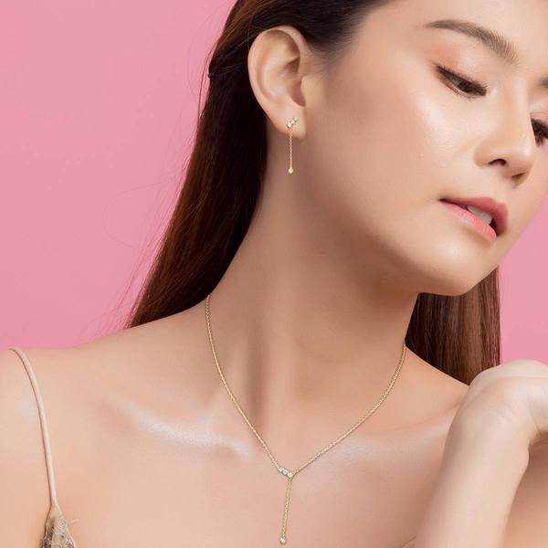 Diamond Classics(tm) 1/3ctw. Diamond Earrings & Necklace Set alternate view