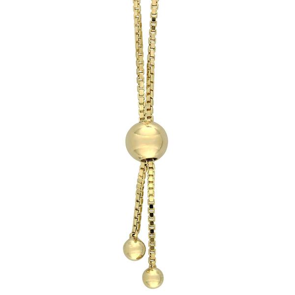 Gold Classics(tm) Sterling Silver & Gold 1/4ctw. Bracelet alternate view