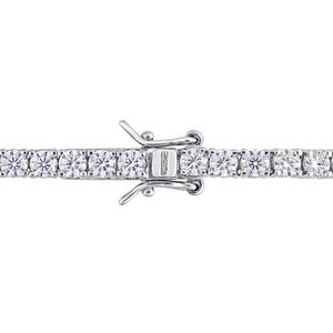 Sterling Silver 5 1/10ctw. Dew Moissanite Bracelet alternate view