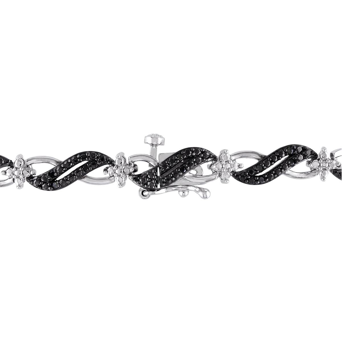 Radiant Rainbow(tm) 1/4ctw. Diamond Infinity Link Bracelet