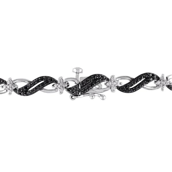 Radiant Rainbow(tm) 1/4ctw. Diamond Infinity Link Bracelet alternate view