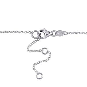 Gemstone Classics(tm) Pearl & Sapphire Bypass Necklace alternate view