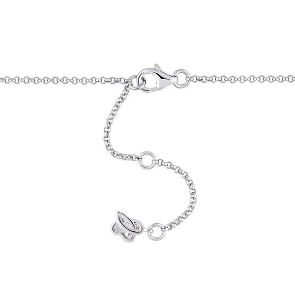 Gemstone Classics(tm) Pearl & Diamond Accent Necklace alternate view