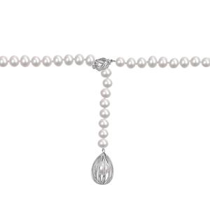 Gemstone Classics(tm) Sterling Silver Pearl Drop Necklace alternate view